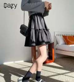 SHEIN Dazy ブラック フレアスカート Mサイズ