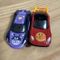 【トミカ博】アンパンマン バイキンマン ミニカー　２点セット