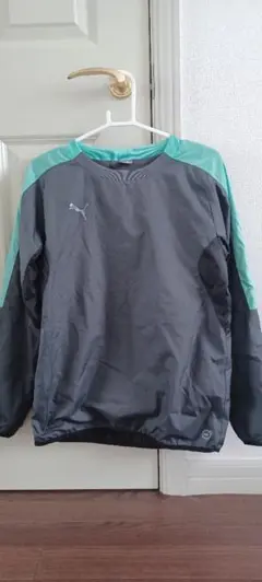 Puma ウィンドブレーカー グレー/ターコイズ