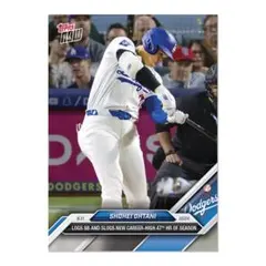 TOPPS NOW 大谷翔平 2025ドジャースワールドシリーズ - メルカリ