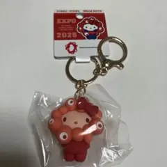 万博￼ サンリオ ミャクミャク なりきり立体 推しカラー キティ キーホルダー