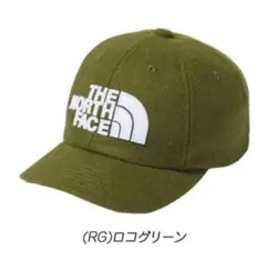 ノースフェイスキッズ　TNFロゴフランネルキャップNNJ42000美品グリーン