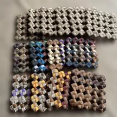 鍋敷きエコクラフトハンドメイド14枚セット！のサムネイル