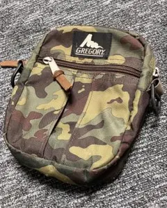 GREGORY グレゴリー　ショルダーバッグ カモフラ柄　当時物　M