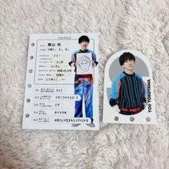 KAMIGATA カミガタ 図鑑 プロフ帳 SUPER EIGHT 横山裕