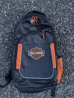 HARLEY-DAVIDSON ロゴ刺繍 リュック 黒のサムネイル