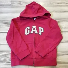 専用！【GAP】ギャップキッズ ロゴ パーカー ピンク サイズ106 100cm