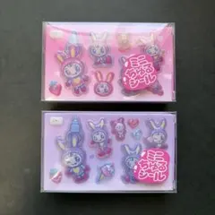 ナルミヤキャラクターズ ミニちゅるシール ベリエちゃん ピンク パープル
