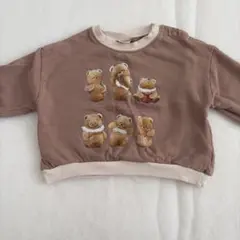 tete a tete クマのイラスト付きフリーストレーナー