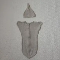 お値下げ・バラ売り不可｜sowan ソワン｜スワドルセット グレー①