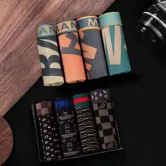 新品　Ｌ　抜群の伸縮性 メンズ 下着 ボクサーパンツ　８枚セット　激安