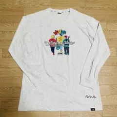 WANIMA × LEFLAH Tシャツ グレー Amazon.co.jp: レフラー leflah TEE Lサイズ WANIMA 0ZU