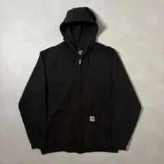 Carhartt K122 ルーズフィット フルジップ パーカー ブラック L