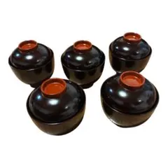 楽焼 5個まとめて 黒楽 抹茶茶碗 楽茶碗 茶道具 - メルカリ