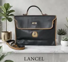 LANCEL ランセル パリ ヴィンテージ ブリーフケース 2WAY ショルダーのサムネイル