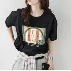 【新品未使用タグ付き】完売！La-gemme(ラジエム)フォトTシャツのサムネイル