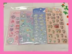 【正規品】サンリオ すりガラス風シール ぷくっとシール