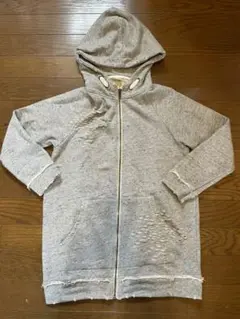 ZARA ザラキッズ パーカー 140cm ダメージ グレーのサムネイル