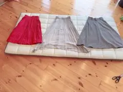 プリーツスカート 3点セット