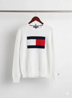 TOMMY HILFIGER ビッグフラッグロゴ ニットのサムネイル
