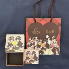 GODIVA × CLAMP コレクションアソートメント　空箱・紙袋