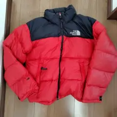 THE NORTH FACE ダウンジャケット 700　ヌプシ レッド　ブラック