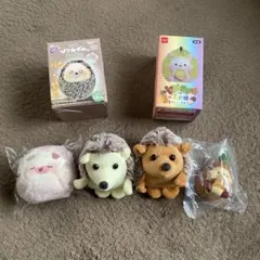 ハリネズミ キーホルダー マスコット フルーツ うるるん ぬいぐるみ