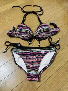 リアルビーボイスストライプ セパレート水着