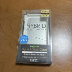 ingrem iPhone XS/X ハイブリッドガラスケース