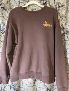 Stüssy ブラウン スウェット Lサイズ