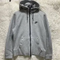 美品　NIKE ナイキ　赤タグ　テックフリース　パーカー　グレー　Mサイズ