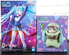 ガンダム45周年×初音ミク フィギュア 2種セット ザクぐるみ