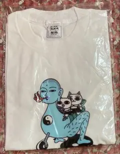 ねこぢる　Tシャツ　大和堂　Mサイズ 超希少 大和堂 ねこぢる Tシャツ 黒 フリーサイズ - メルカリ