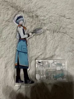 にじさんじ 東京ドームシティ アクリルスタンド 缶バッジ 渚トラウト