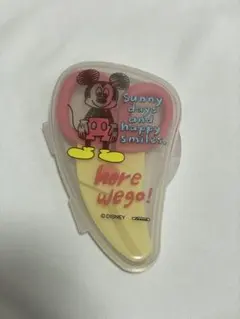 ディズニー ミッキー フードカッター 離乳食 持ち運びケース付き