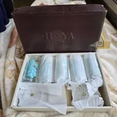 昭和　レトロ　HOYA　グラス　コースター　5点セット