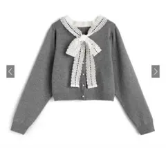 GRL レースボウタイニットカーディガン[tu1965]