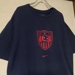 NIKE ナイキ サッカー アメリカ代表 Tシャツ ネイビー Lサイズ