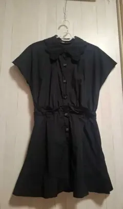 ZARA ブラック レース襟 オールインワン