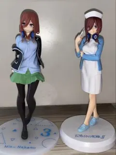 五等分の花嫁 ∬フィギュア 2体 中野三玖