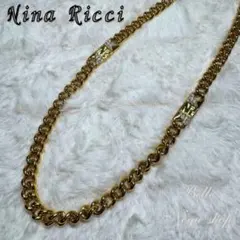 【訳あり】1月セール Nina Ricci ゴールドチェーン ネックレス