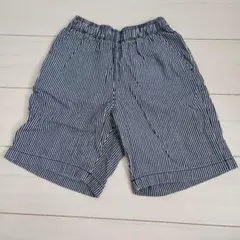 GU ストライプ柄 ハーフパンツ 150cm