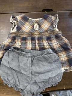 BeBe reduction ベビー服 セットアップ チェック柄のサムネイル