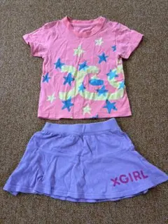X-girl エックスガール セットアップ 90cm 2T