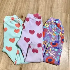 マーキーズ　ハート柄　花柄　ズボン　100cm　サルエルパンツ　外遊び　保育園