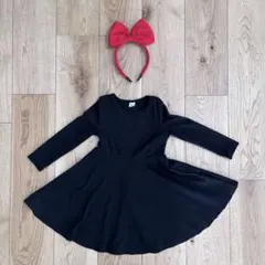 黒ワンピース　キキ風　魔女の宅急便　ハロウィン