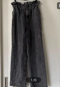 最終値下げ SHEIN シーイン デニム パンツ ジーンズ ブラック Sサイズ
