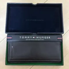 TOMMY HILFIGER 長財布 ダークブラウン