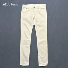 AZUL basic アズール スキニーパンツ ホワイトデニム M ストレッチ