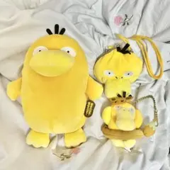 コダック　キャラコロバッグ ポケモン コダック キャラコロバッグ ぬいぐるみポシェット マルヨシ